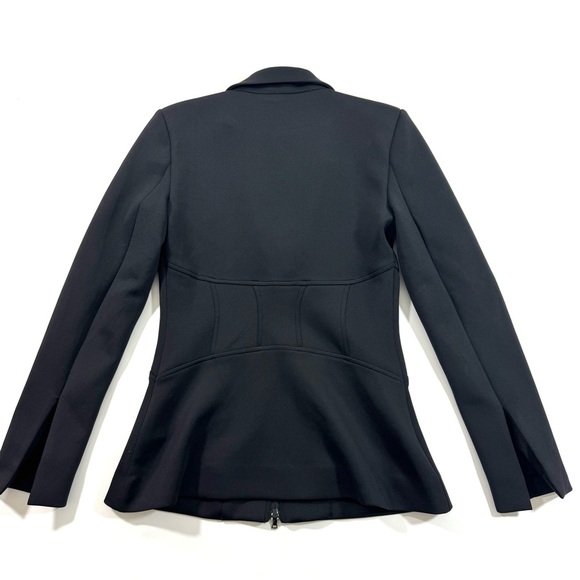 Good American Waisted Stretch Blazer Black Size 2 Medium - Picture 2 of 8